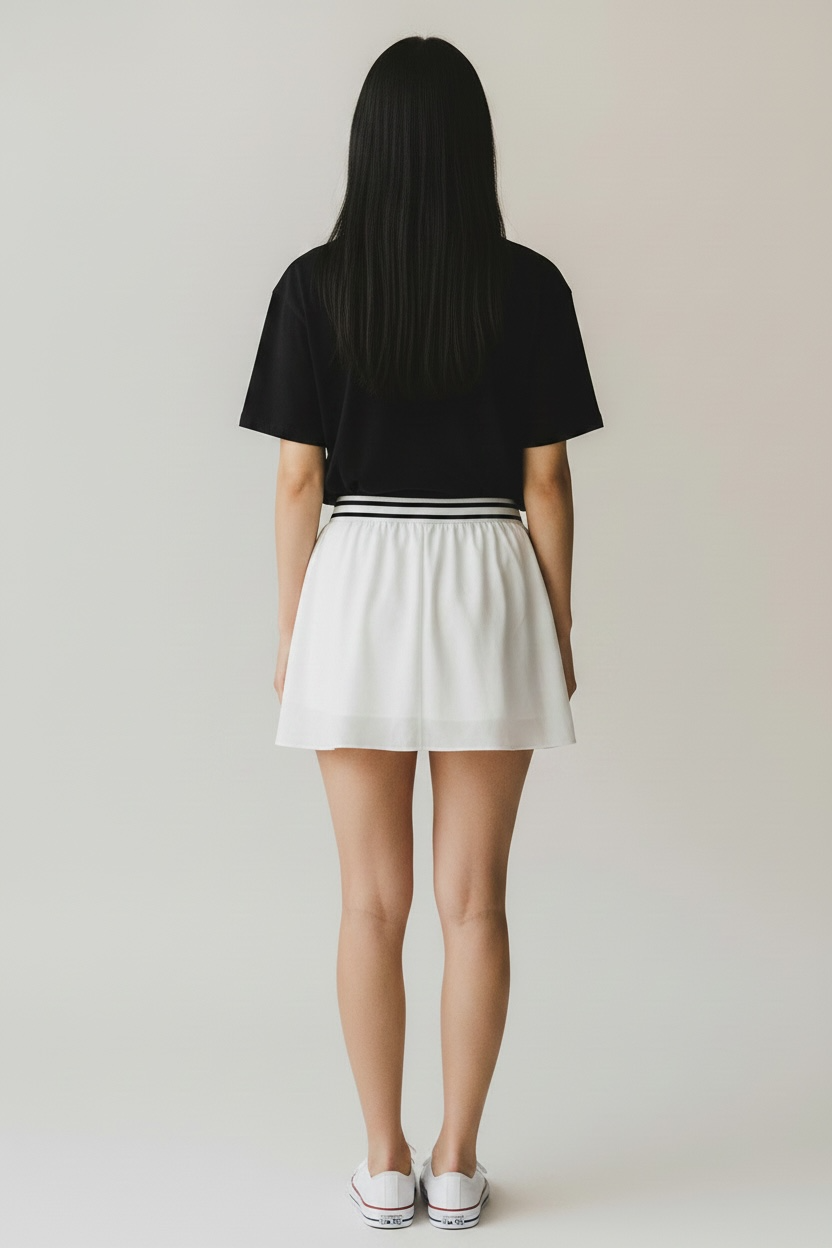 Women's Color Block Skirt