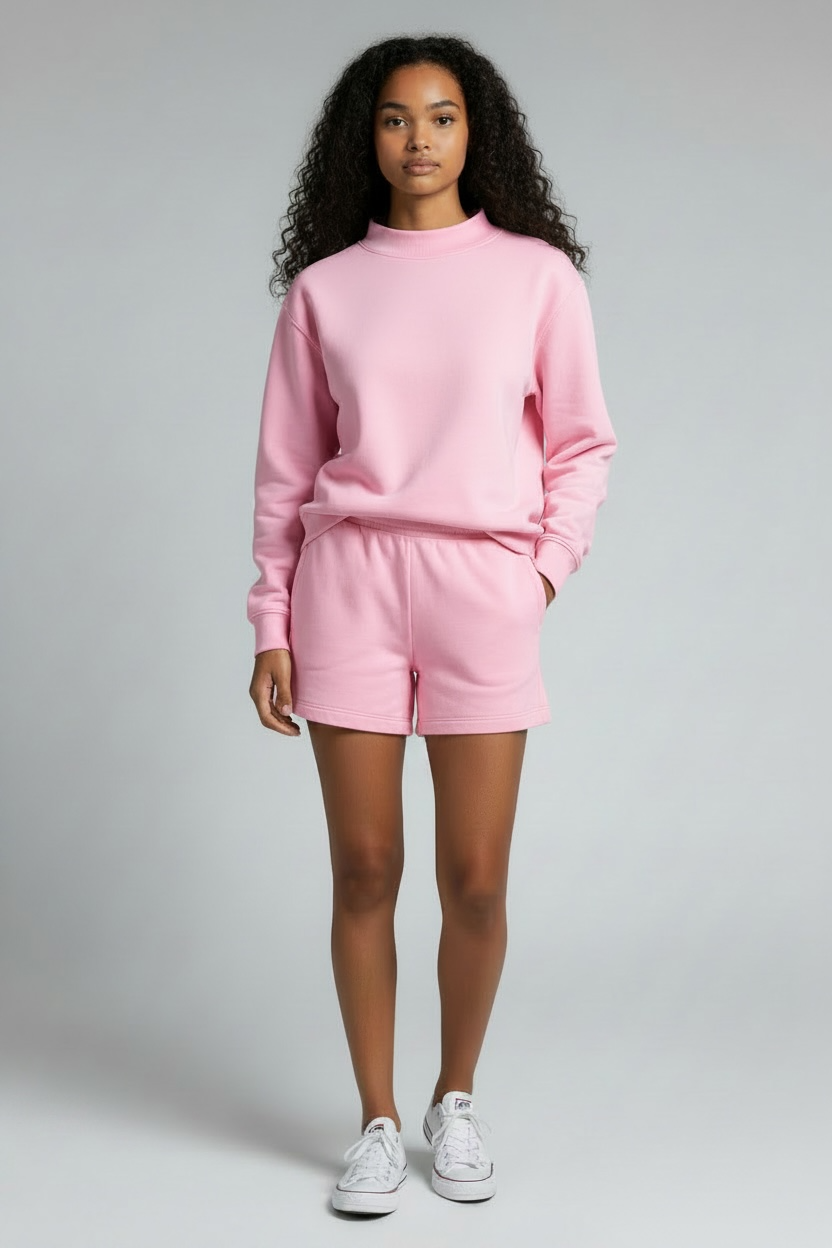 Women's Mock Neck Sweatshirt