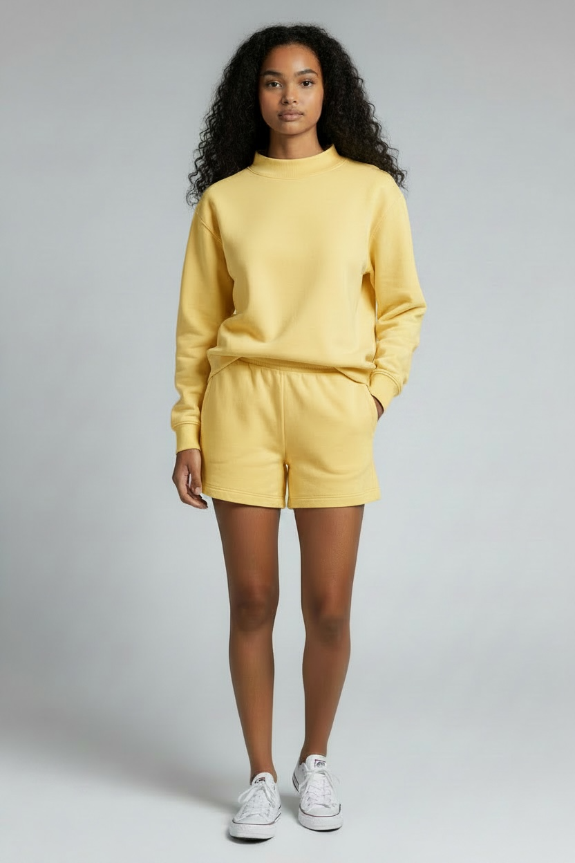 Women's Mock Neck Sweatshirt