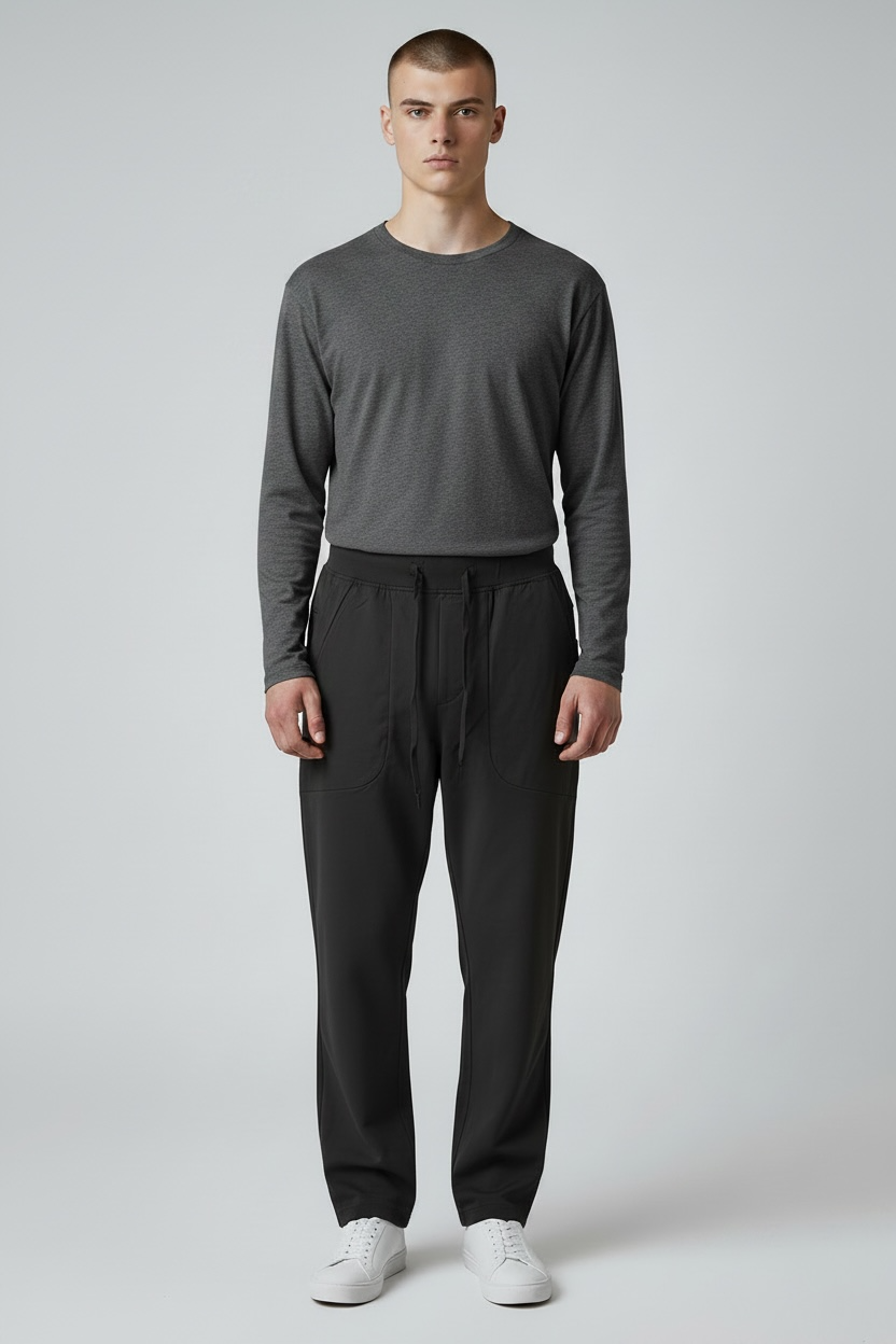 Men's Loose Straight-Leg Pant