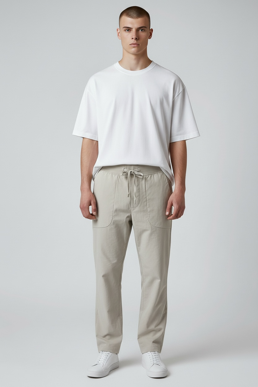 Men's Loose Straight-Leg Pant