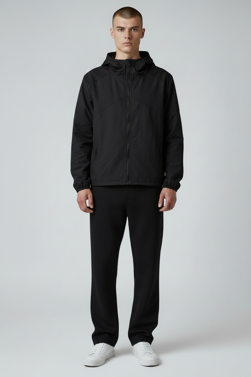 Men's Hooded Windbreaker