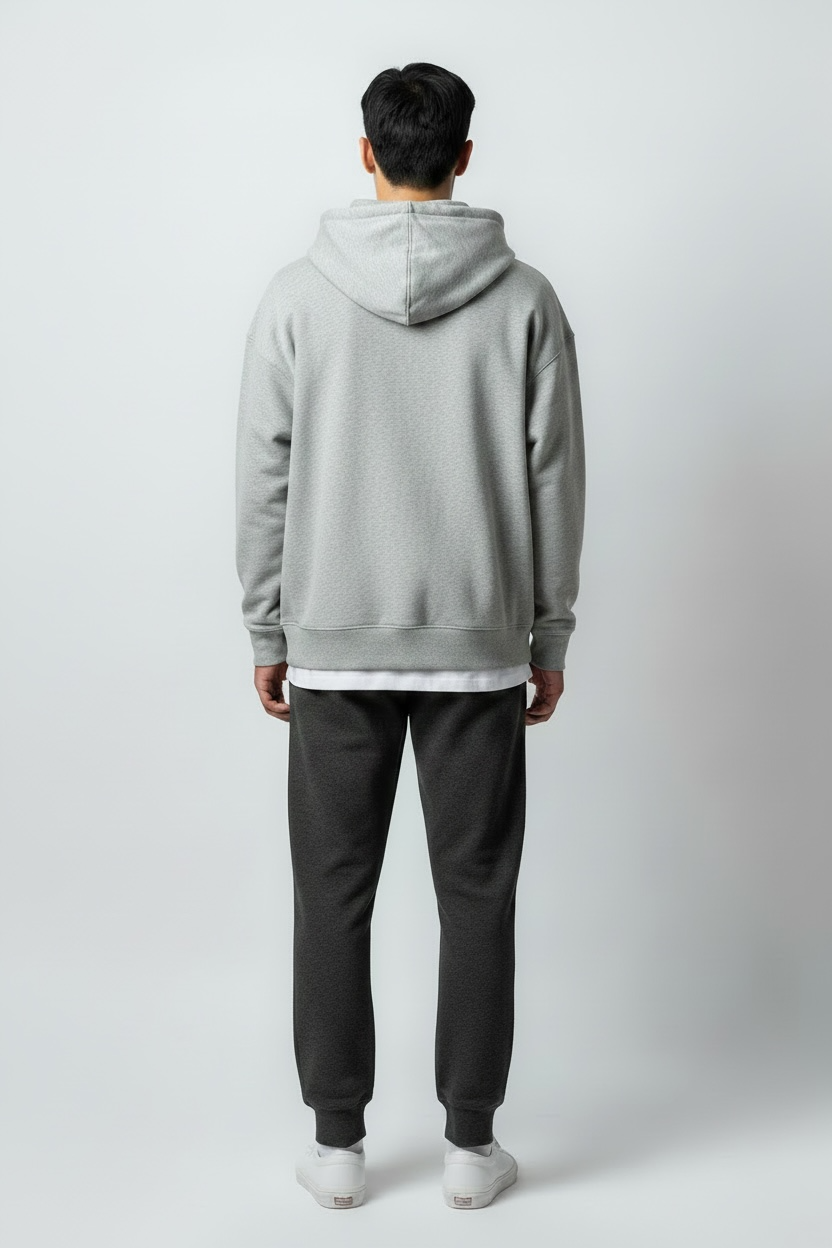 Men's Hooded Zip-up Sweatshirt