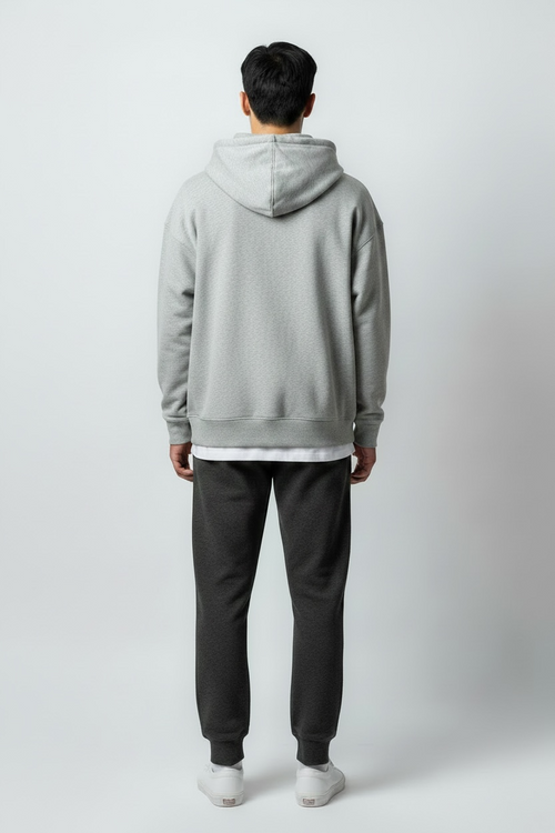 Men's Hooded Zip-up Sweatshirt