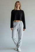 Women's Cropped Long Sleeve