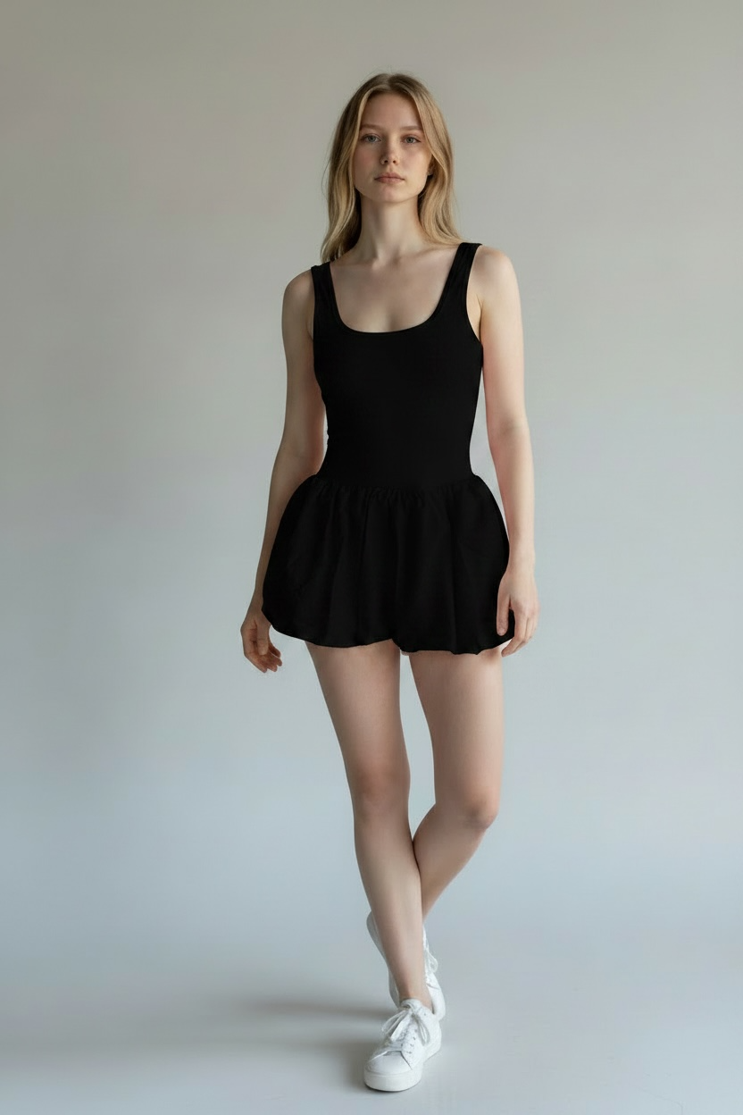 Women's Bubble Skirt Dress