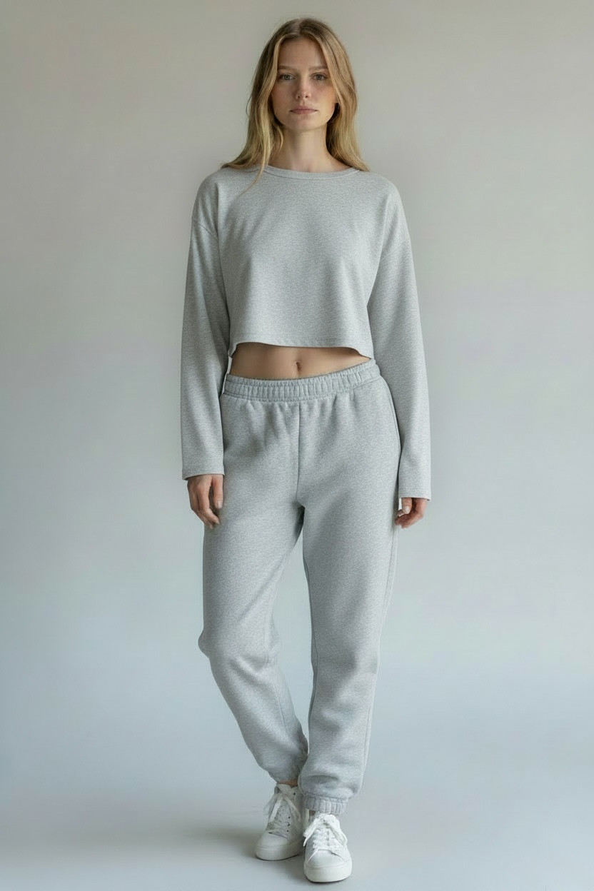 Women's Cropped Long Sleeve
