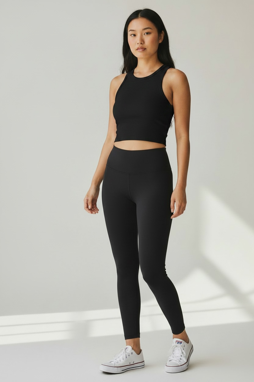 Women's Crop Racerback Tank